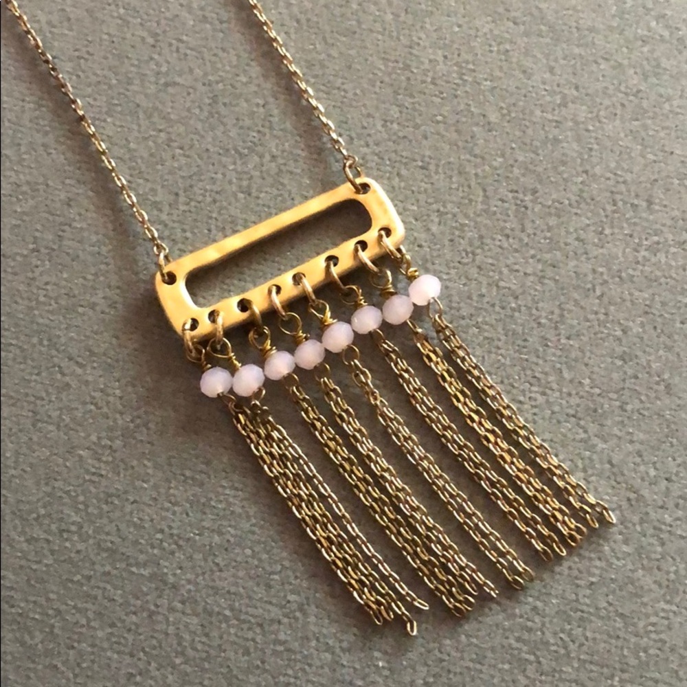 Gorgeous fringe necklace- plunder designs